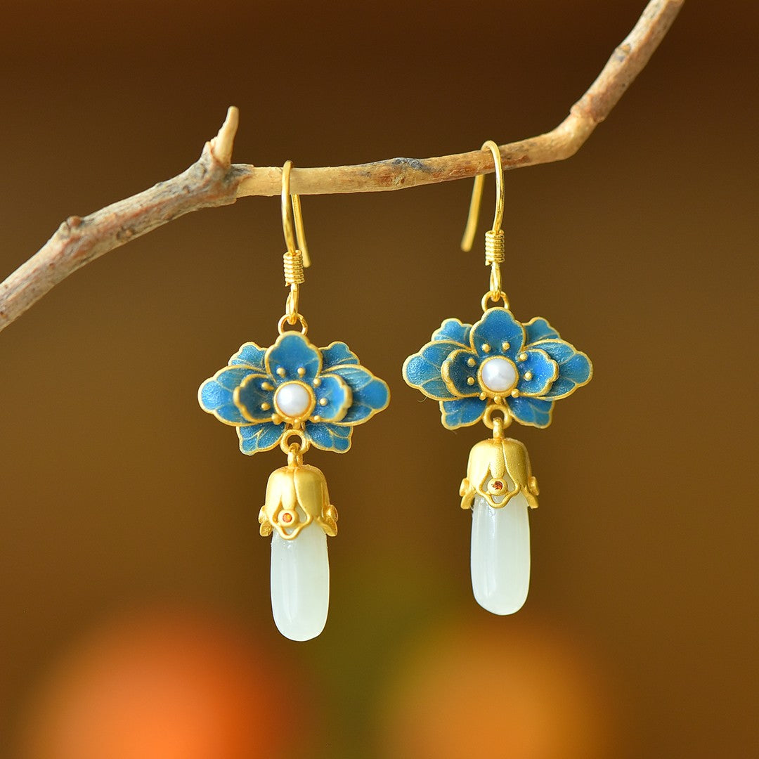 925_Silver_Nephrite_Earrings_Elegant