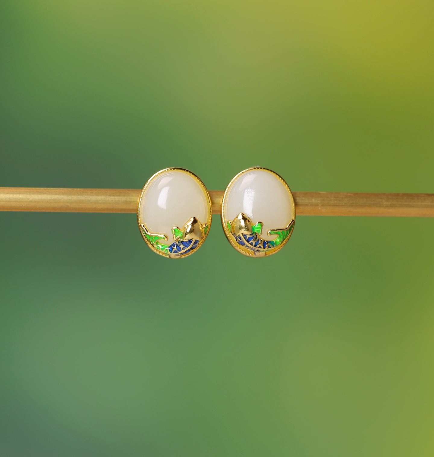 925_Silver_Nephrite_Earrings_Fine_Texture_177