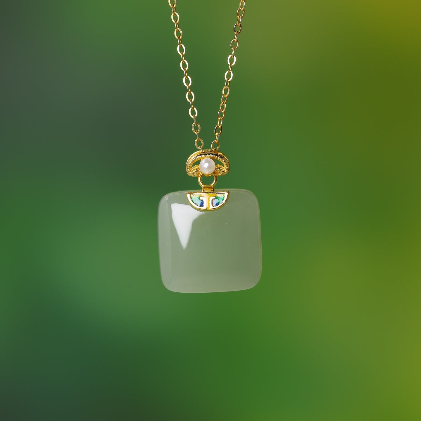 S925_Sterling_Silver_Hetian_Jade_Qinghai_Material_Ruyi_Pendant_4