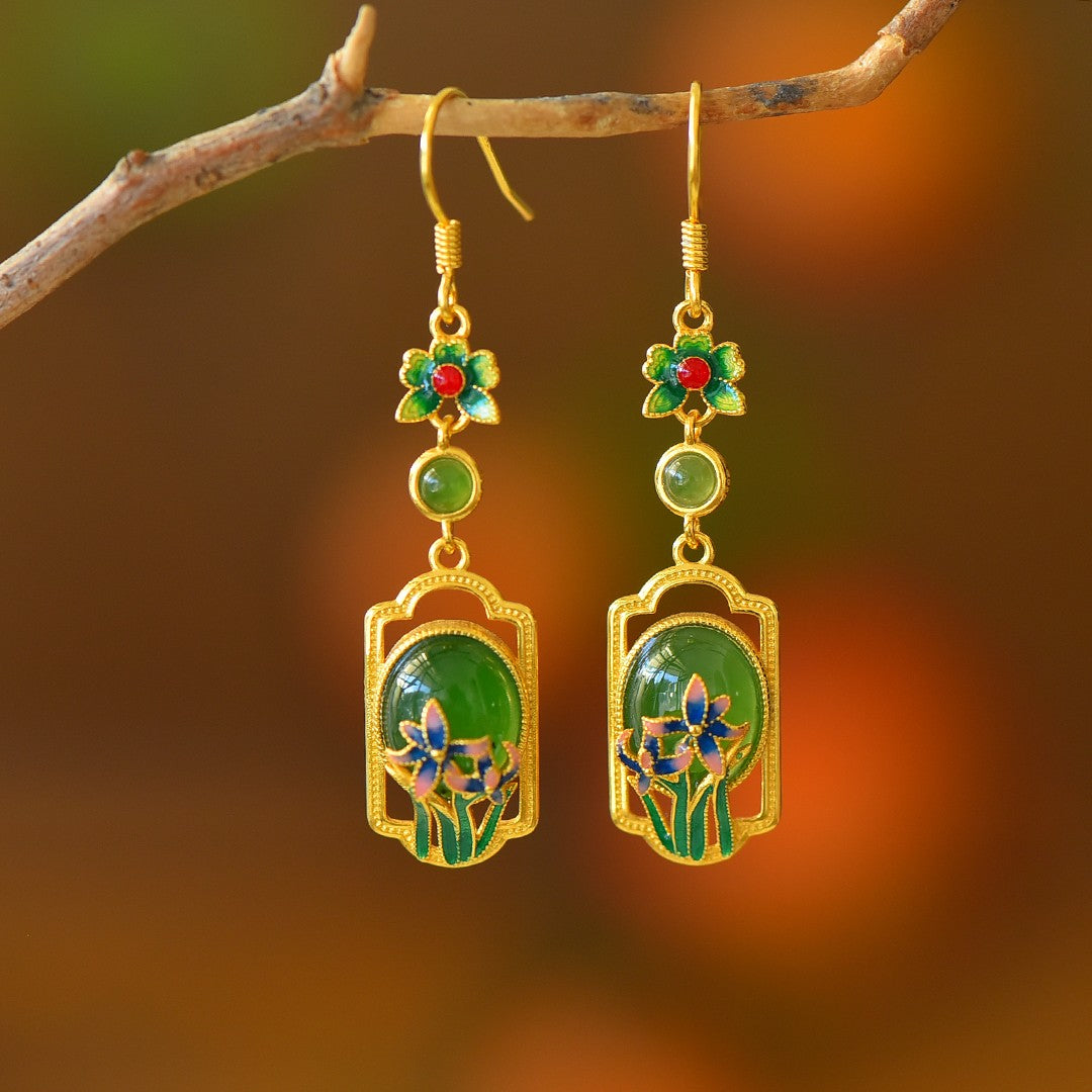 925_Silver_Nephrite_Green_Jade_Earrings_248