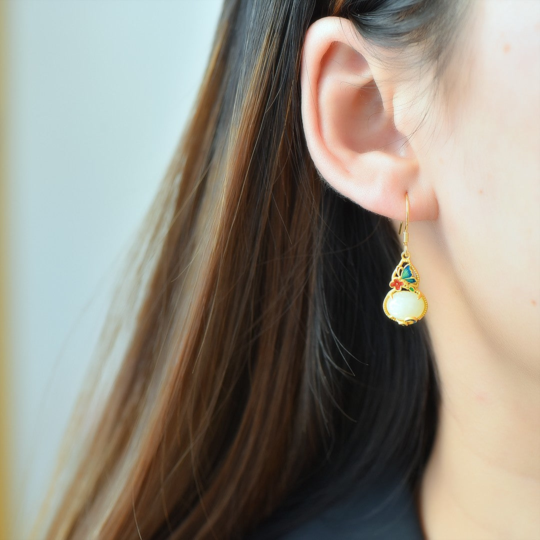 925_Silver_Nephrite_Earrings_Simple_Elegant_183