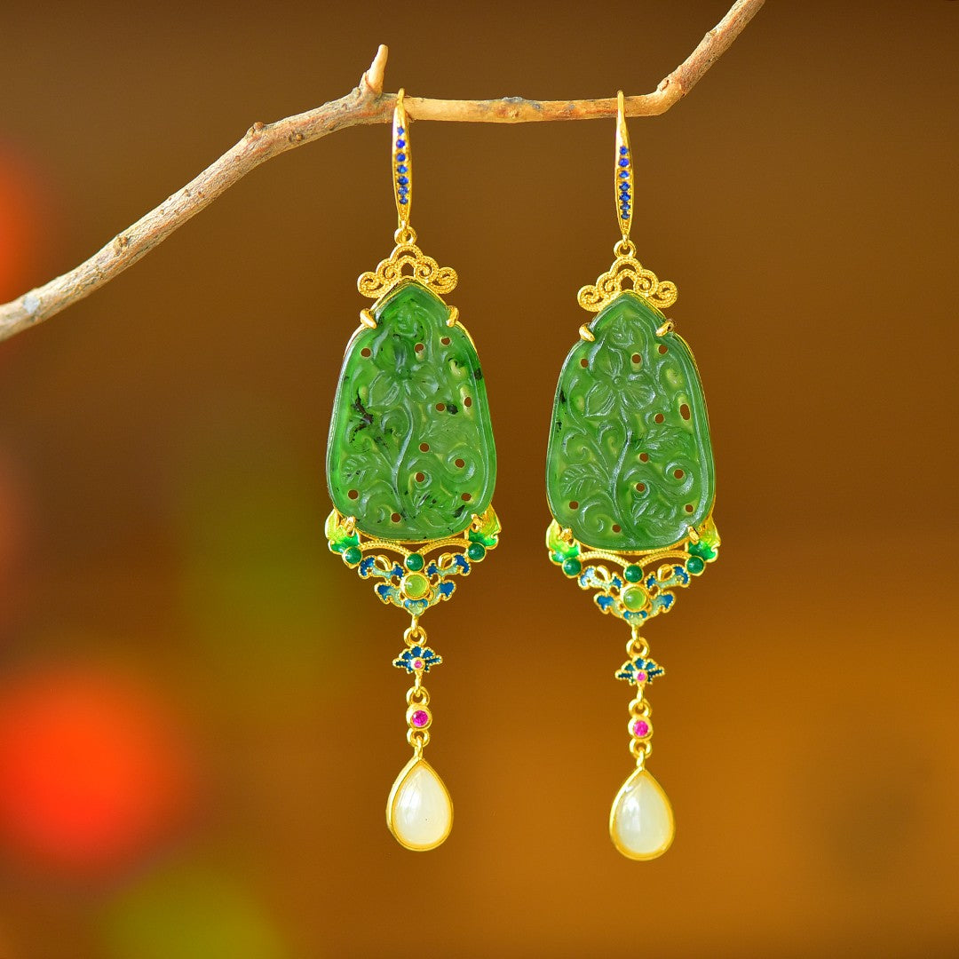 925_Silver_Nephrite_Green_Jade_Earrings_114