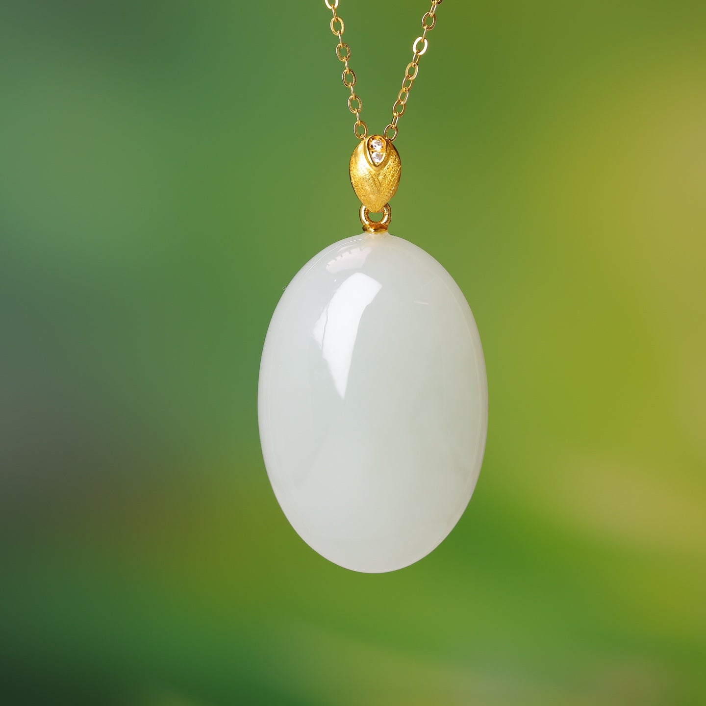 S925_Sterling_Silver_Hetian_Jade_Qinghai_Material_Pendant