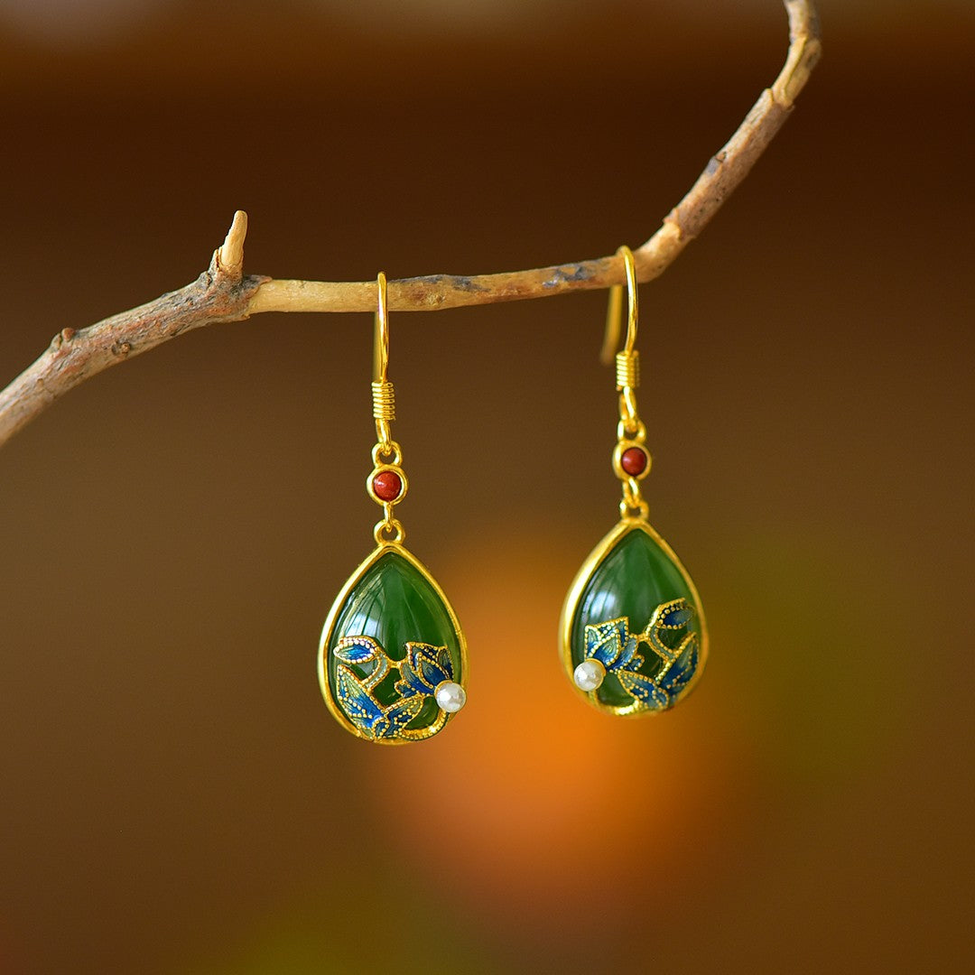 925_Silver_Nephrite_Green_Jade_Earrings_123