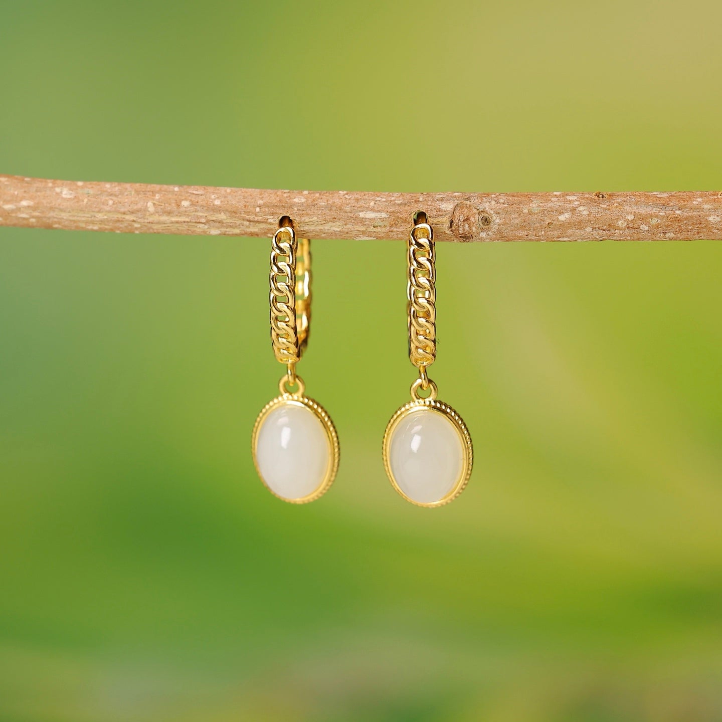 925_Silver_Nephrite_Earrings_Fine_Texture_174
