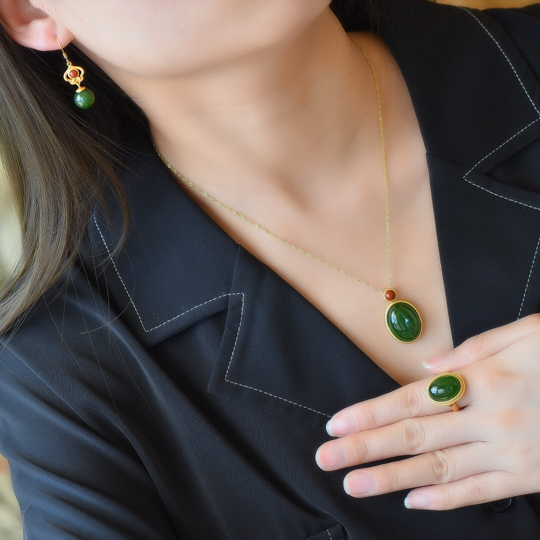 Jewelry_Pendant_Earrings_Jewelry_Set