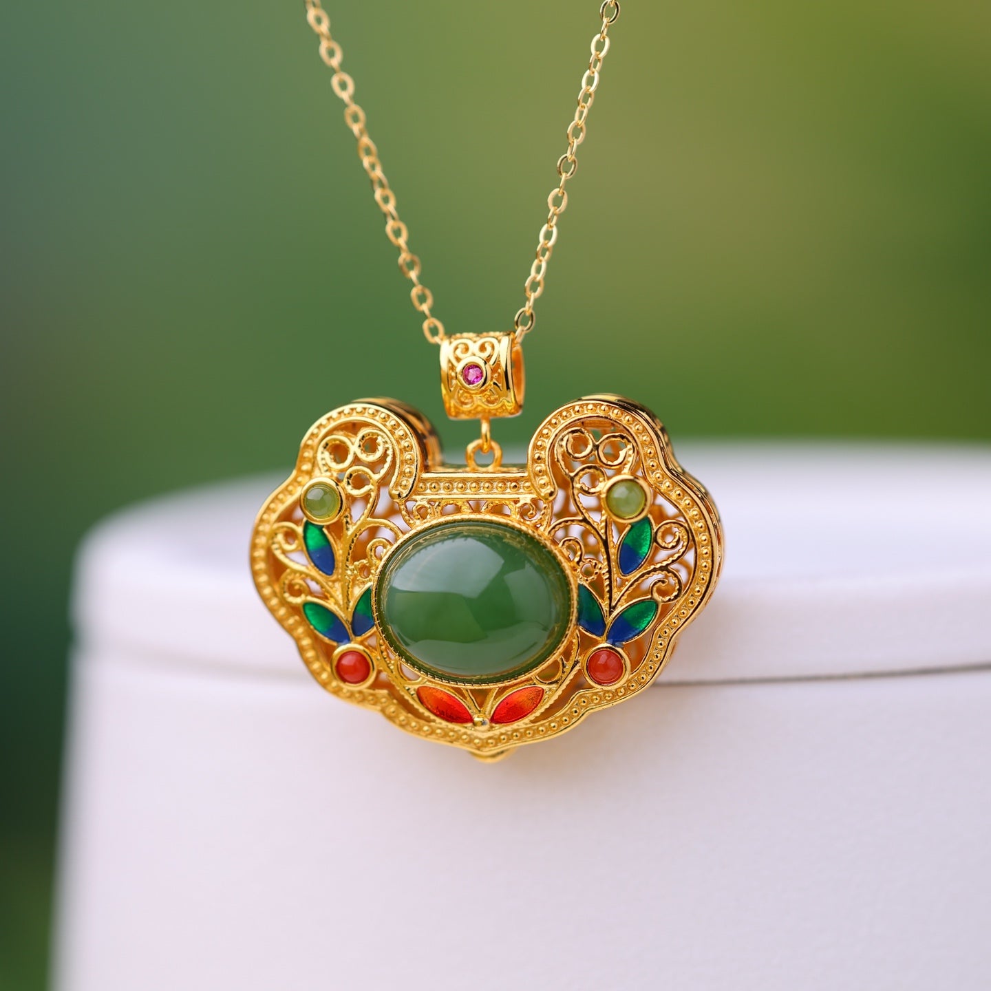 S925_Sterling_Silver_Hetian_Jade_Hetian_Jasper_Ruyi_Lock_Ruyi_Pendant_1