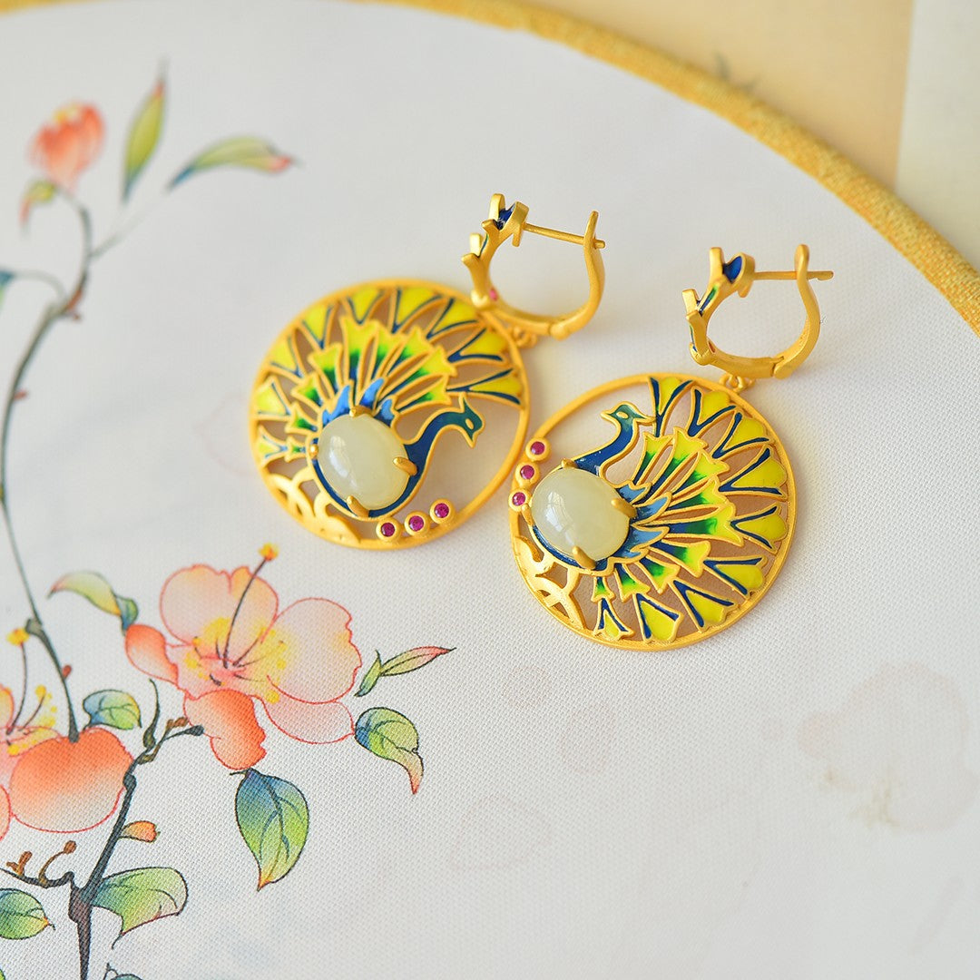 925_Silver_S_Nephrite_Earrings_Exquisite