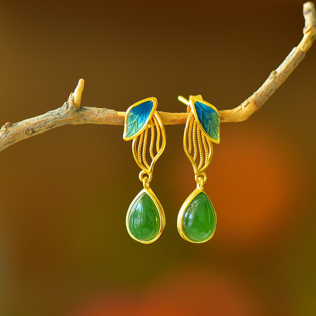 925_Silver_Nephrite_Green_Jade_Earrings_22