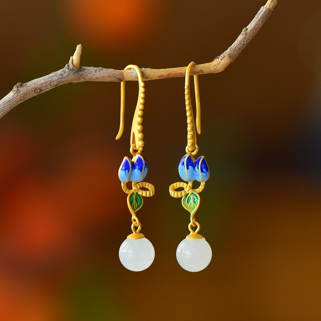 925_Silver_Inlaid_Nephrite_Earrings