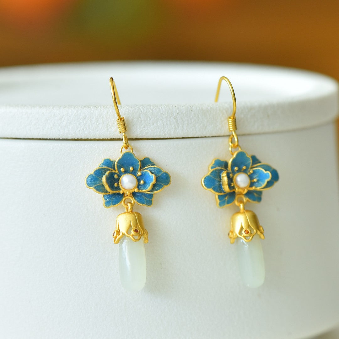 925_Silver_Nephrite_Earrings_Elegant