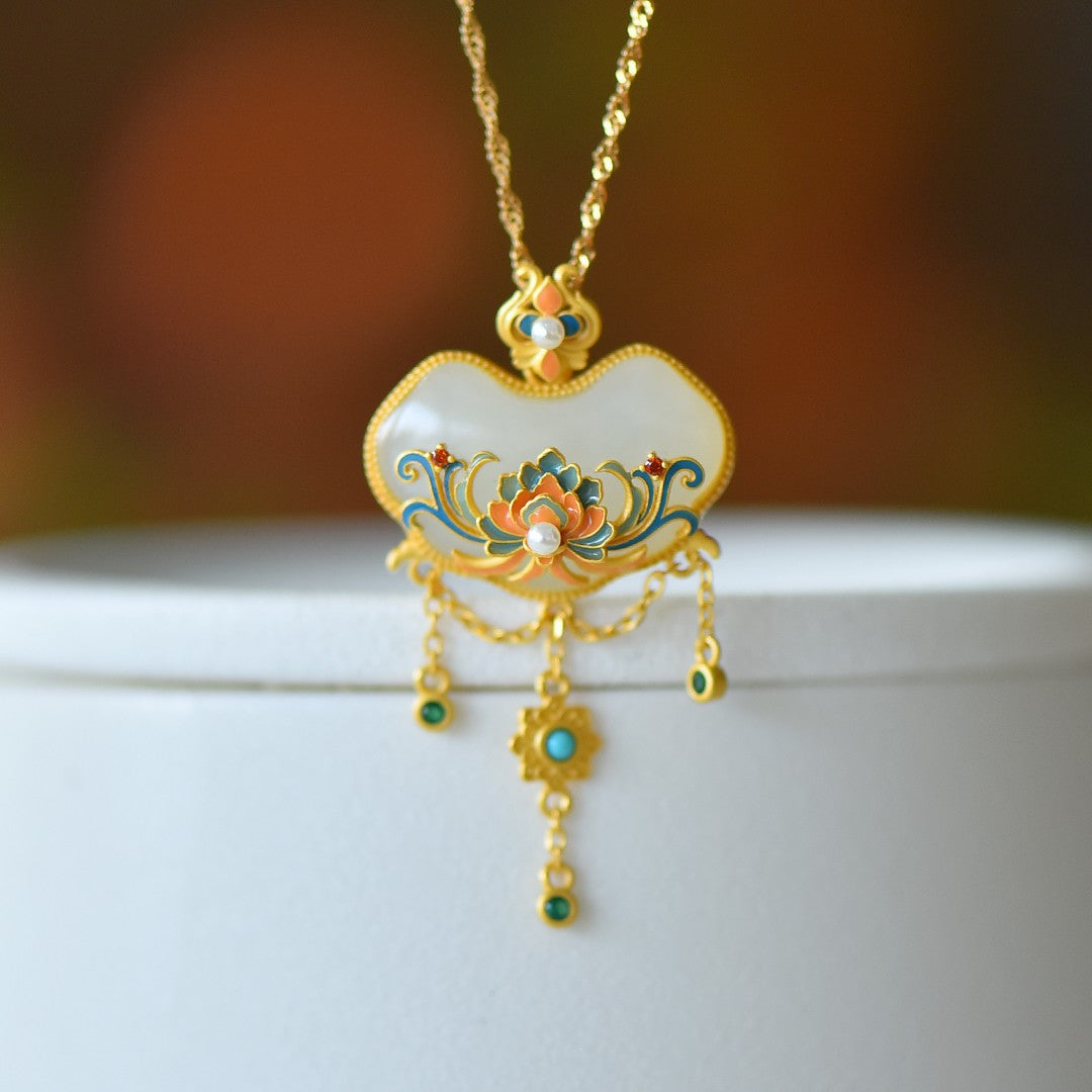 S925_Sterling_Silver_Hetian_Jade_Ruyi_Lock_Ruyi_Pendant_Lotus_2
