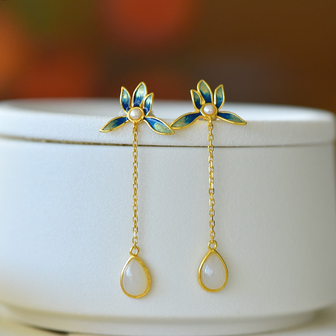 925_Silver_Nephrite_Earrings_Simple_Elegant_82