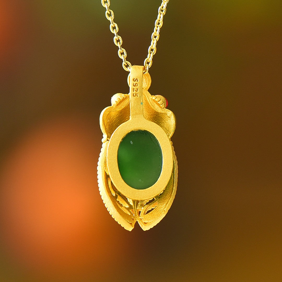 S925_Sterling_Silver_Hetian_Jasper_Pendant