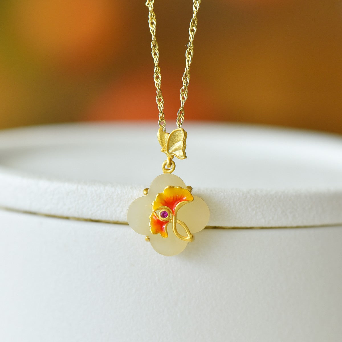 S925_Sterling_Silver_Hetian_Jade_Pendant_Clover_5