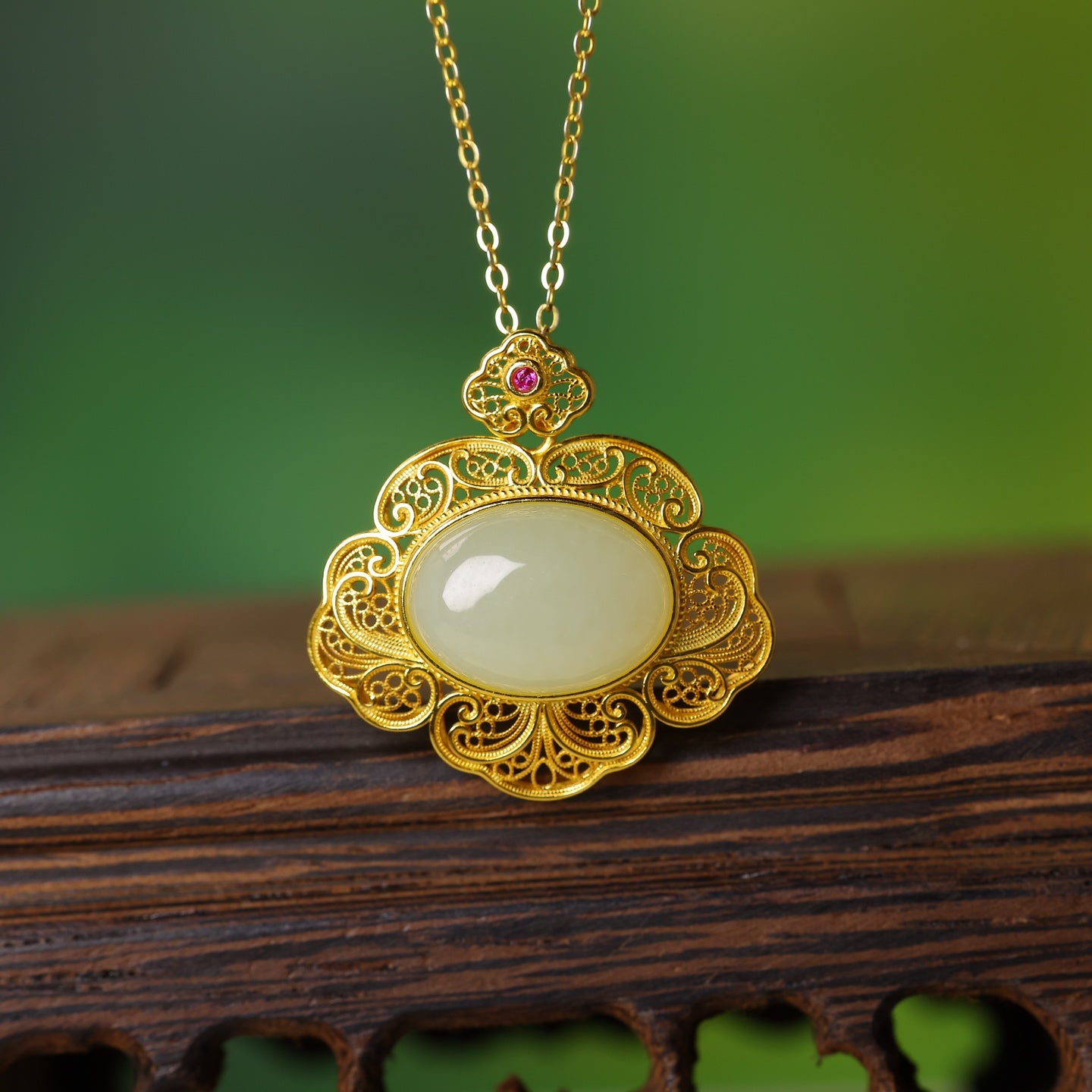 S925_Sterling_Silver_Hetian_Jade_Ruyi_Lock_Ruyi_Pendant_1