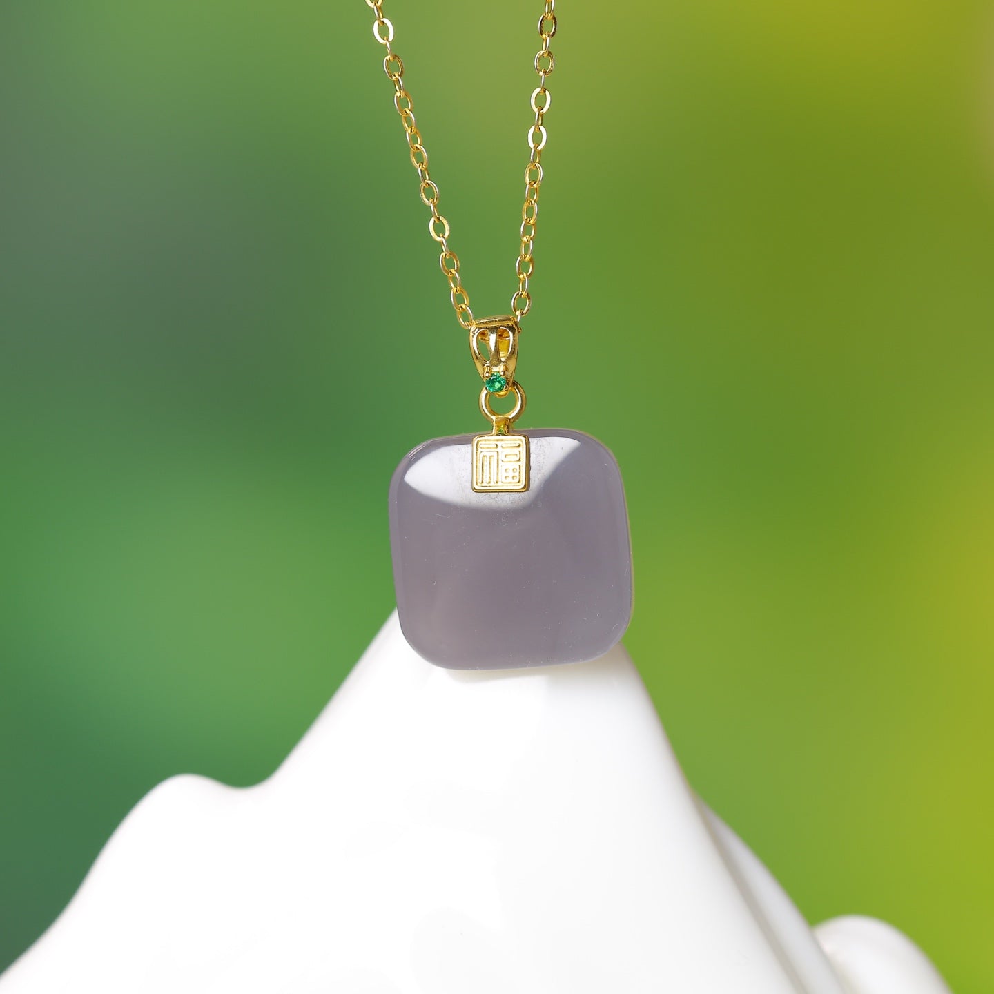 S925_Sterling_Silver_Hetian_Jade_Qinghai_Material_Pendant_Fu_Character