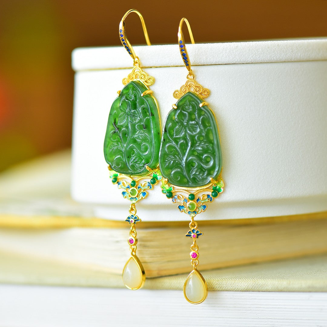 925_Silver_Nephrite_Green_Jade_Earrings_114