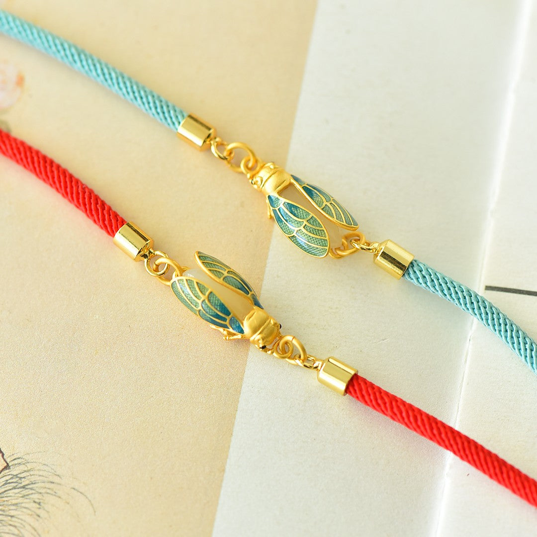 S925 Silver Nephrite Jade Bangle - Butterfly & Water-drop Design