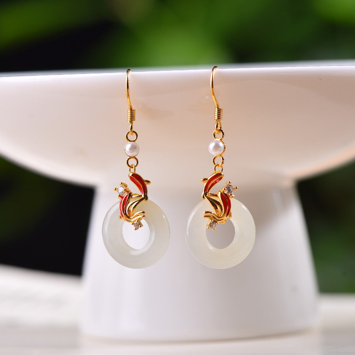 925_Silver_Nephrite_Koi_Fish_Earrings