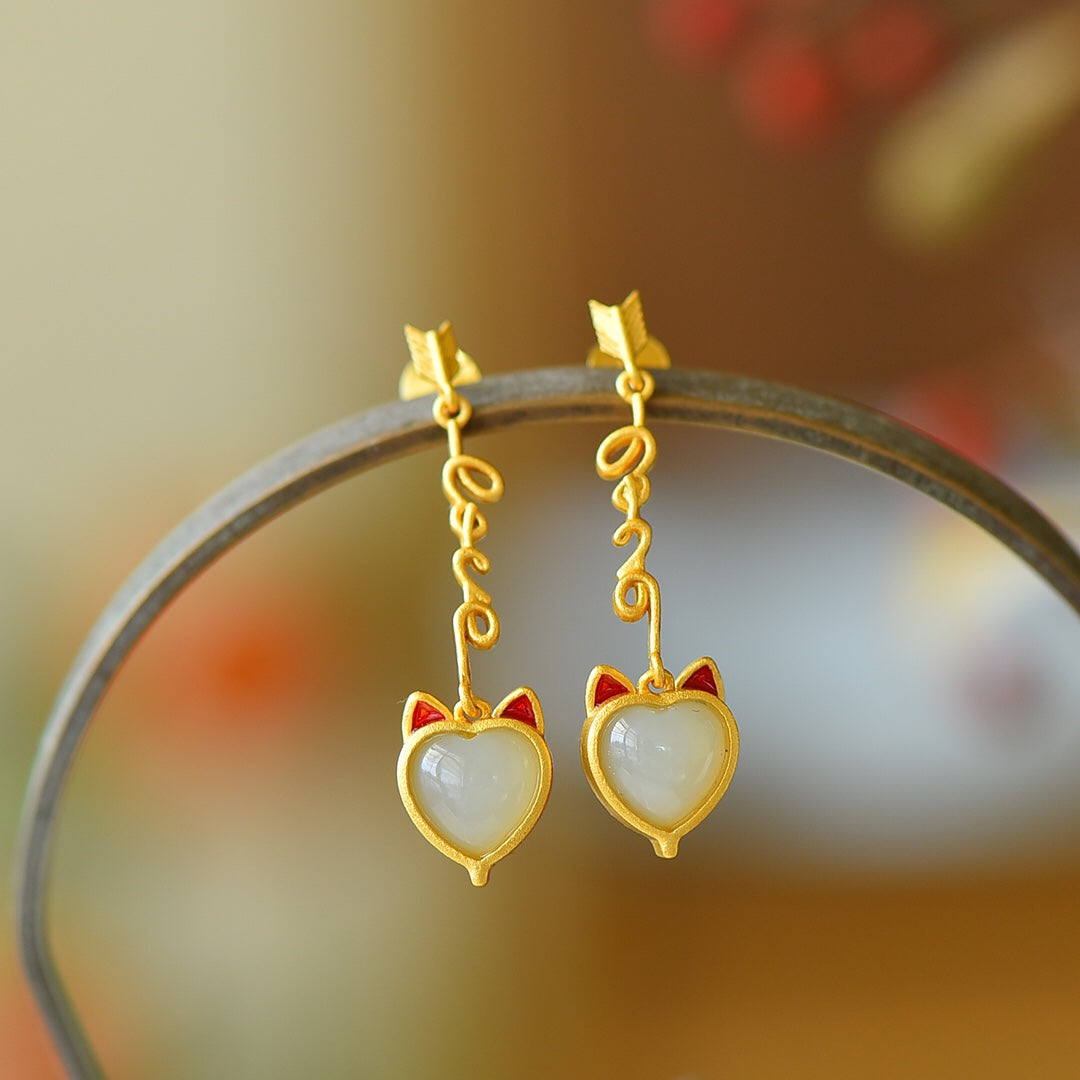 925_Silver_Yt_Nephrite_Earrings_Fine_Texture_Exquisite