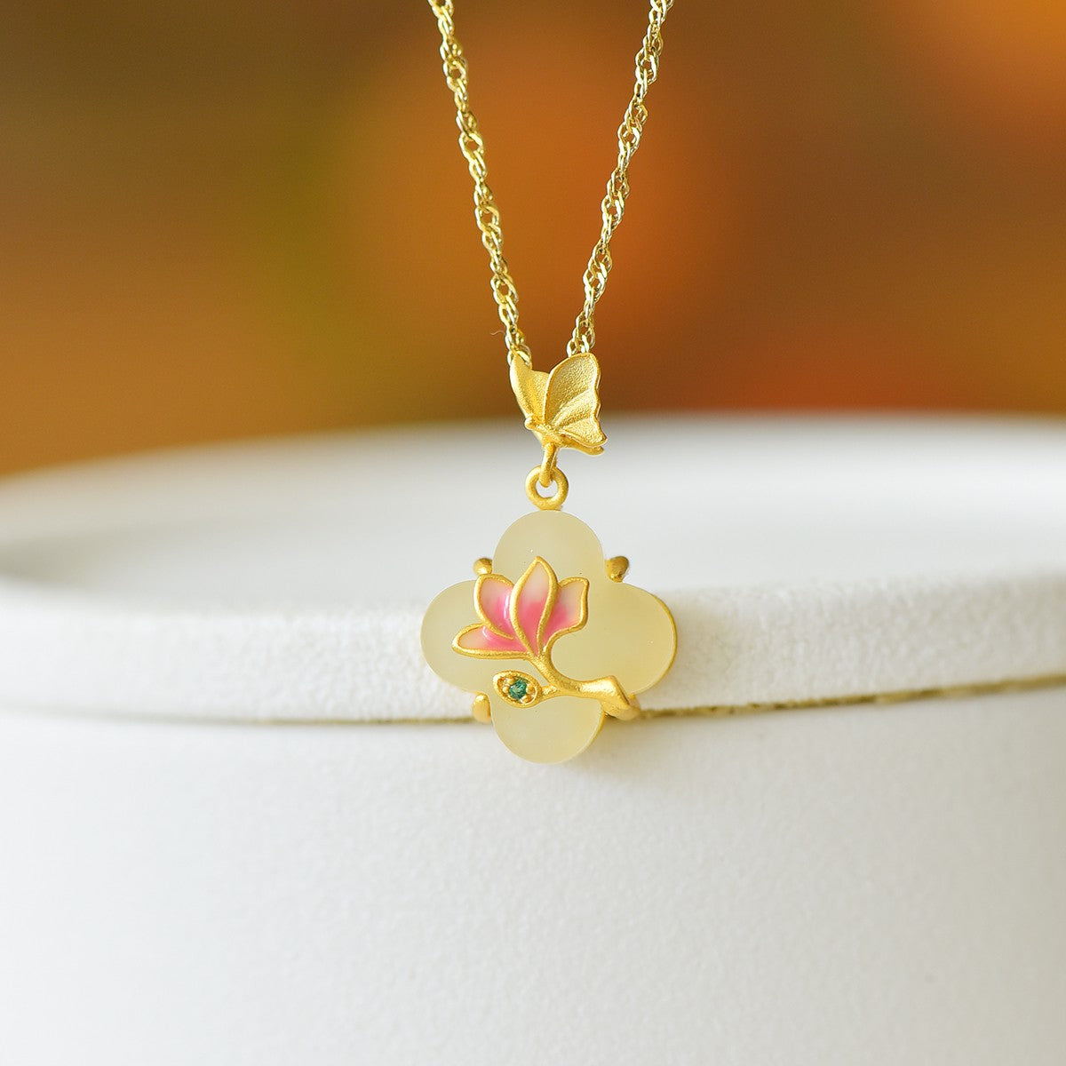 S925_Sterling_Silver_Hetian_Jade_Pendant_Clover_1