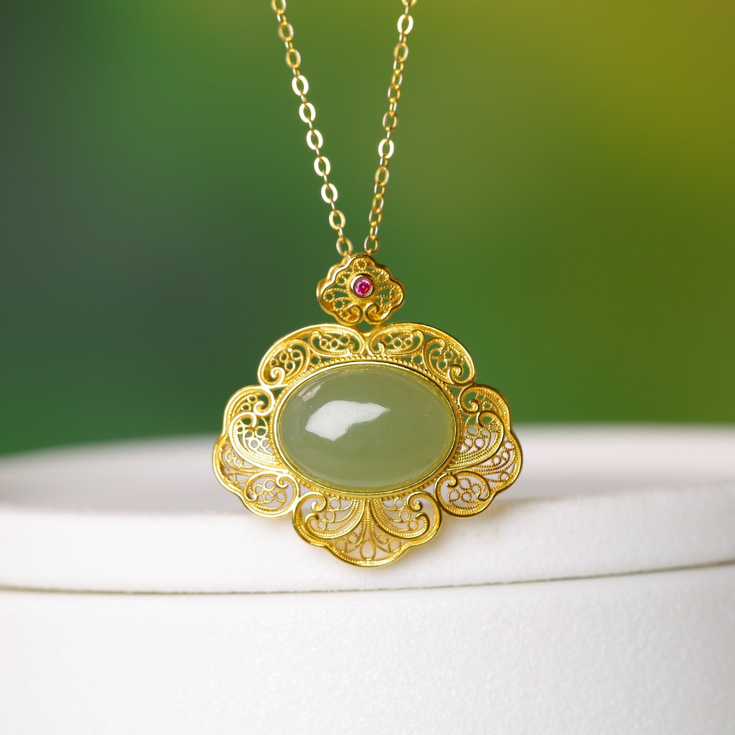 S925_Sterling_Silver_Hetian_Jade_Qinghai_Material_Ruyi_Lock_Ruyi_Pendant_1