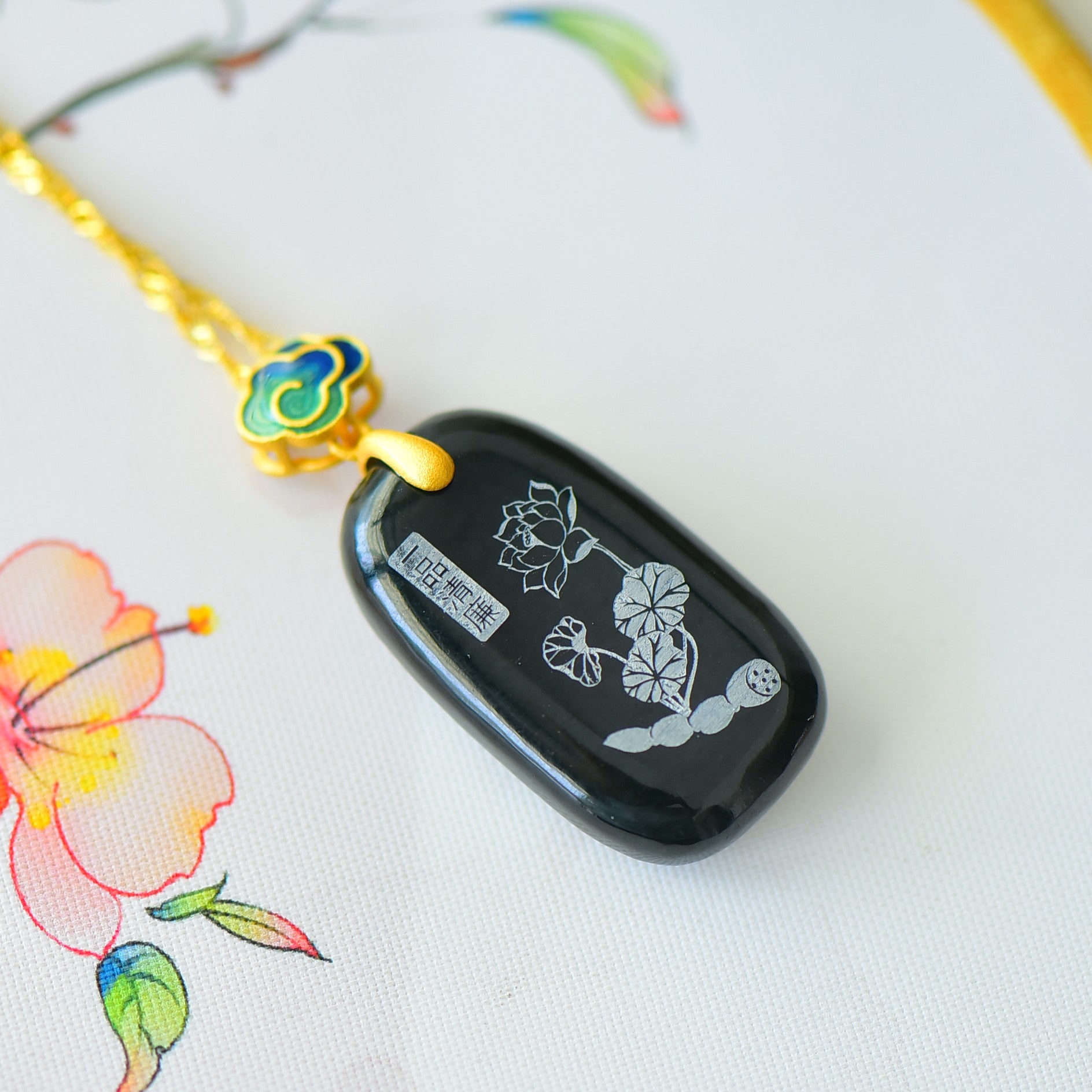 S925_Sterling_Silver_Pendant_Lotus
