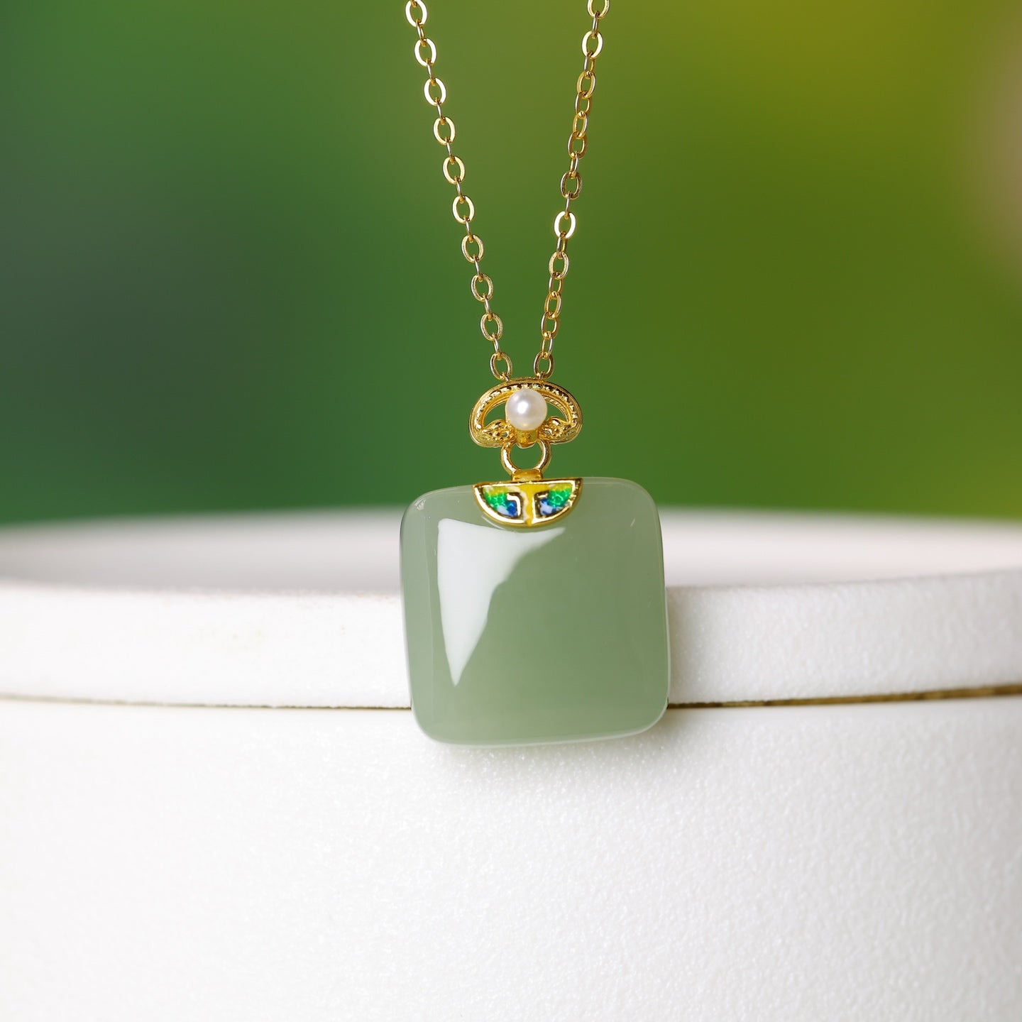 S925_Sterling_Silver_Hetian_Jade_Qinghai_Material_Ruyi_Pendant_4