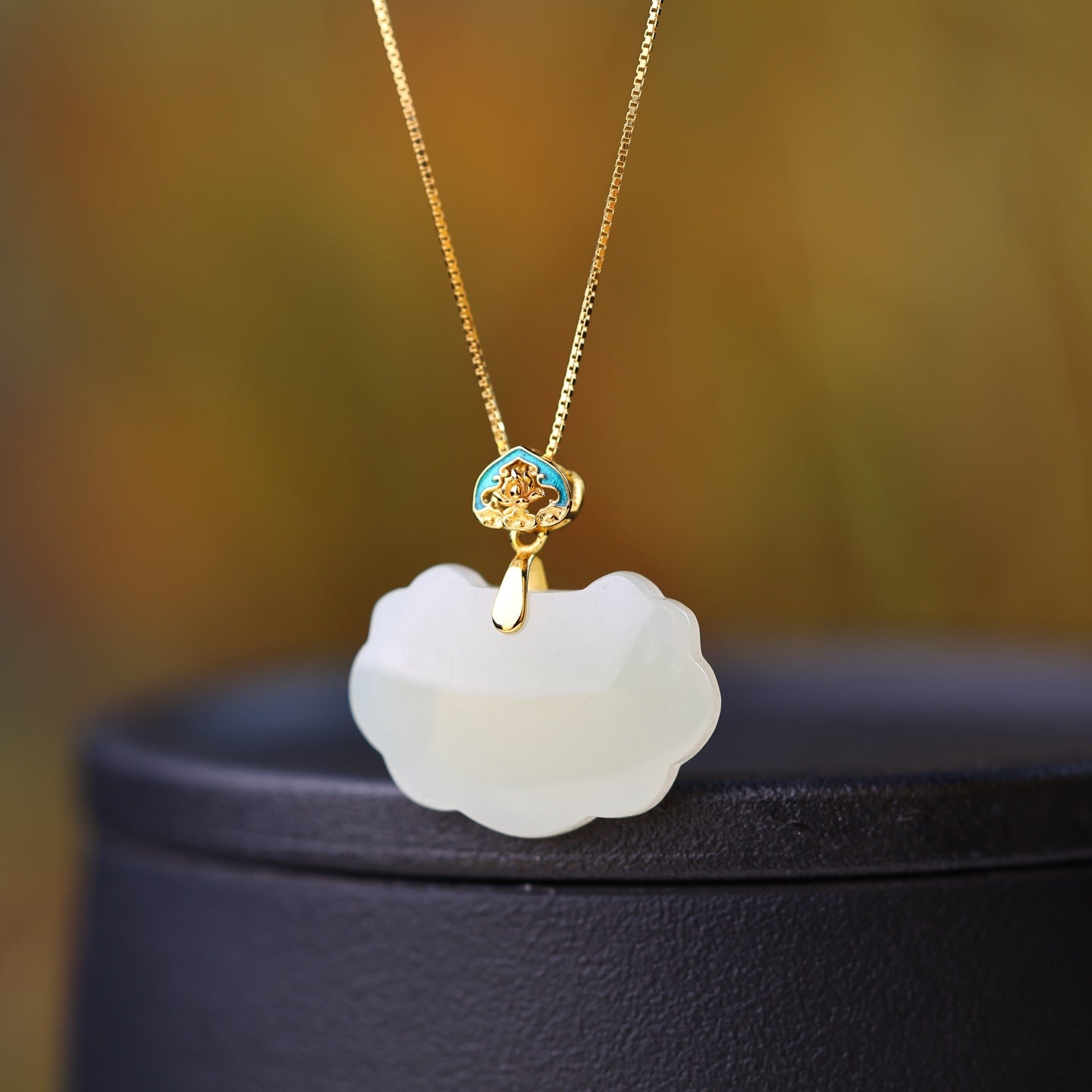 S925_Sterling_Silver_Hetian_Jade_Qinghai_Material_Ruyi_Lock_Ruyi_Pendant_Lotus_1