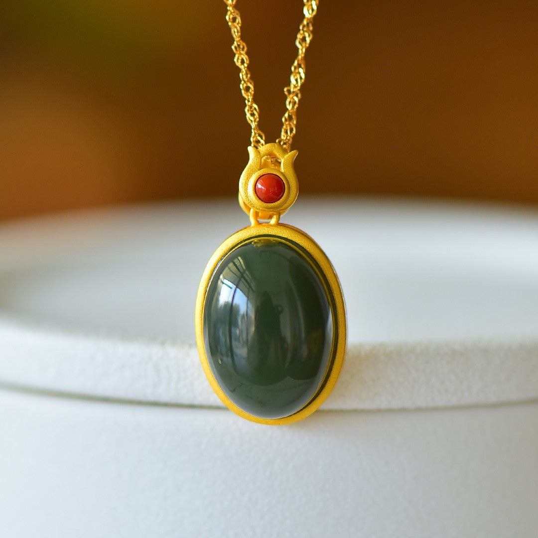 S925_Sterling_Silver_Hetian_Jade_Qingshui_Jade_Pendant_7