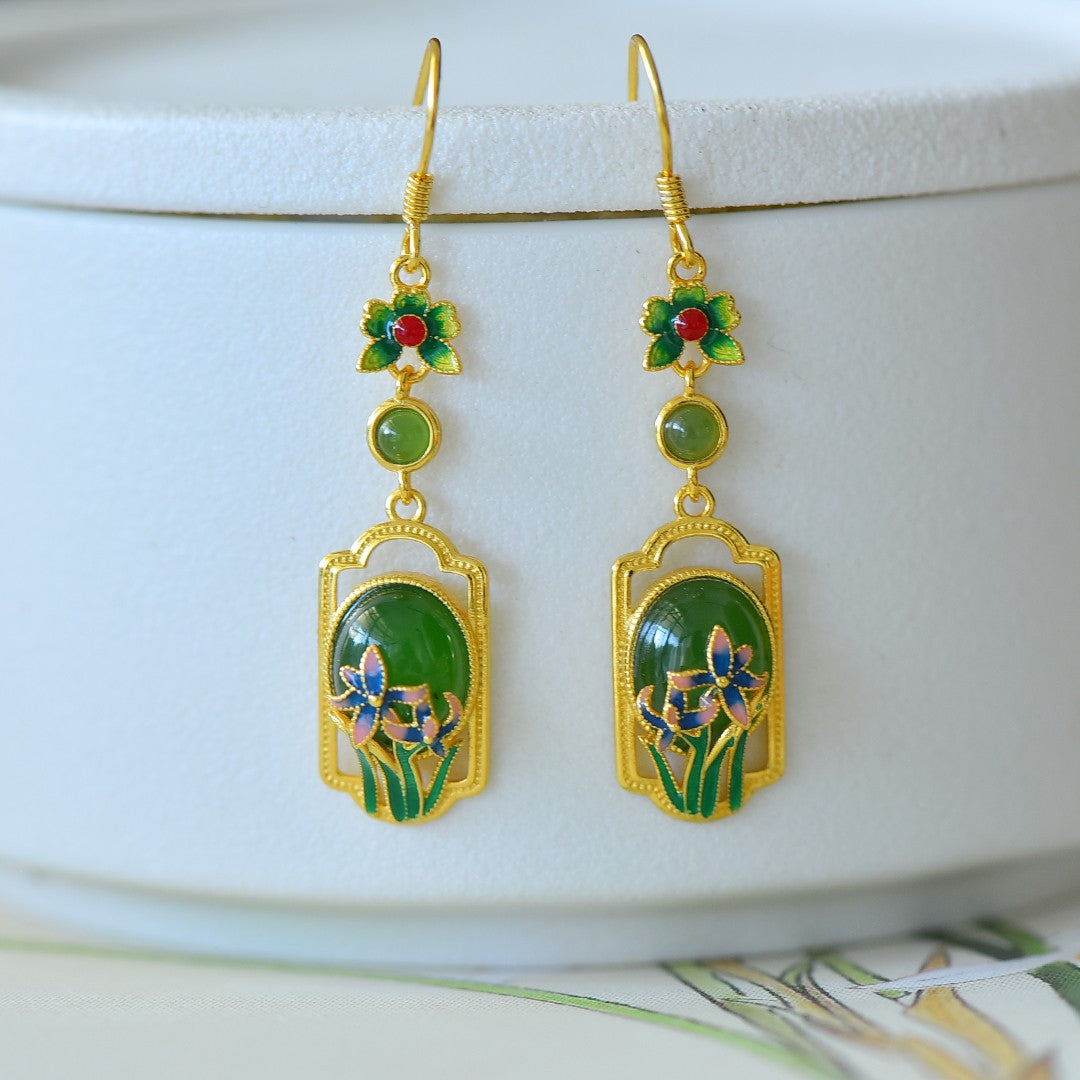 925_Silver_Nephrite_Green_Jade_Earrings_248
