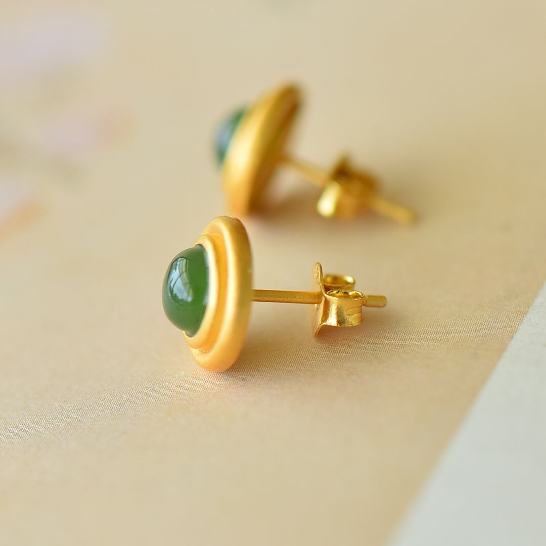 925_Silver_Yt_Nephrite_Green_Jade_Earrings_With_Certificate