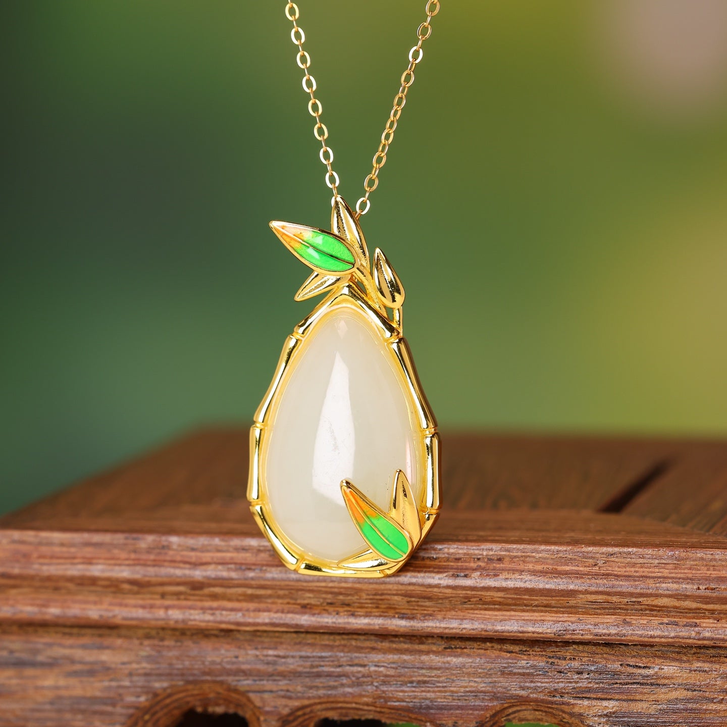 S925_Sterling_Silver_Hetian_Jade_Pendant_Bamboo_1
