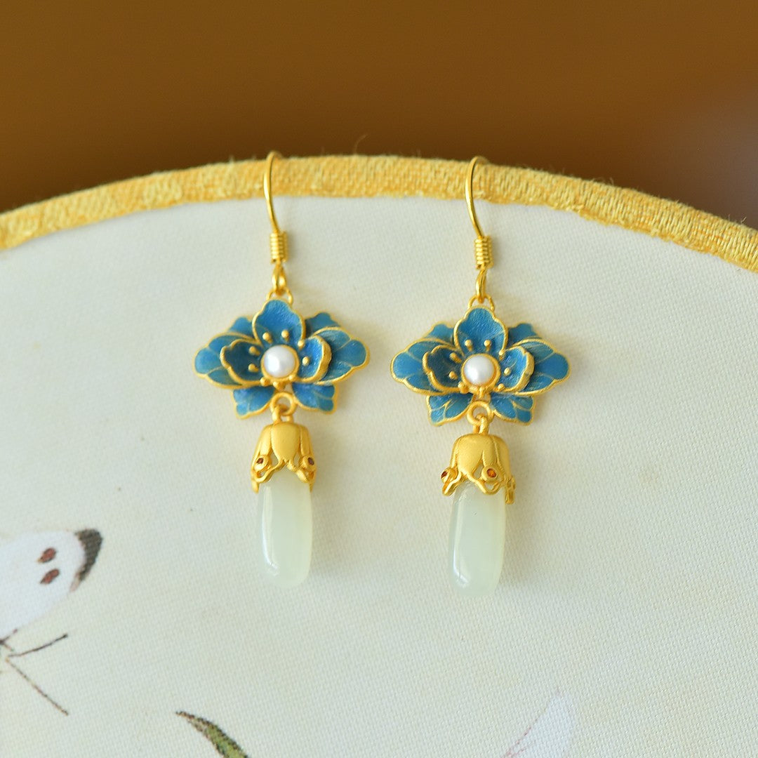 925_Silver_Nephrite_Earrings_Elegant