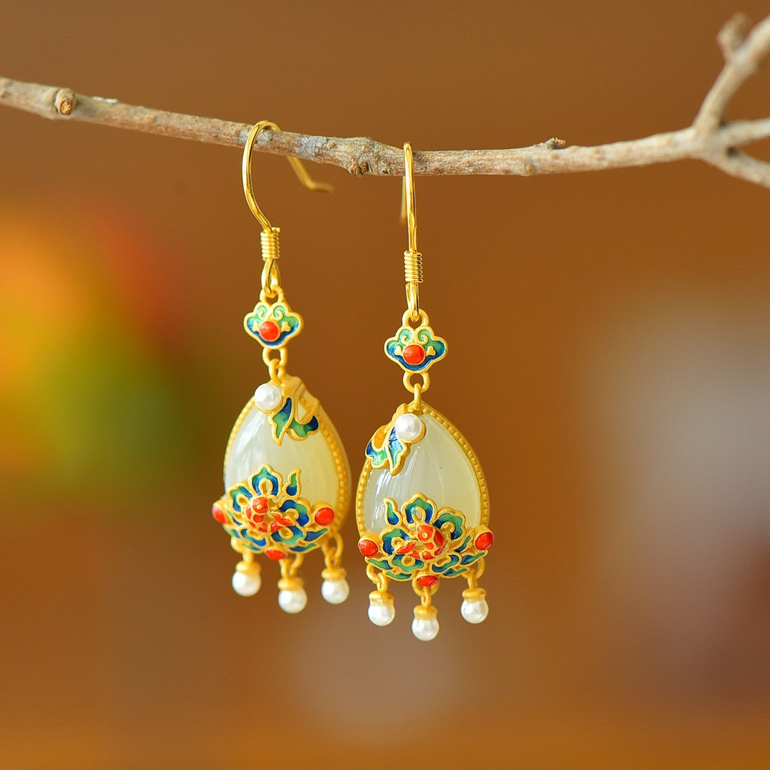 925_Silver_Nephrite_Earrings_With_Certificate_99