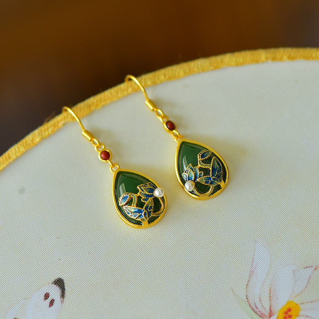 925_Silver_Nephrite_Green_Jade_Earrings_123