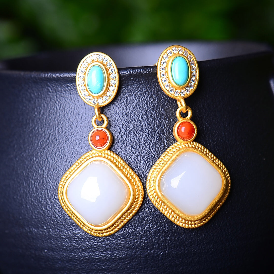 925_Silver_Best_Seller_Nephrite_Earrings_Exquisite