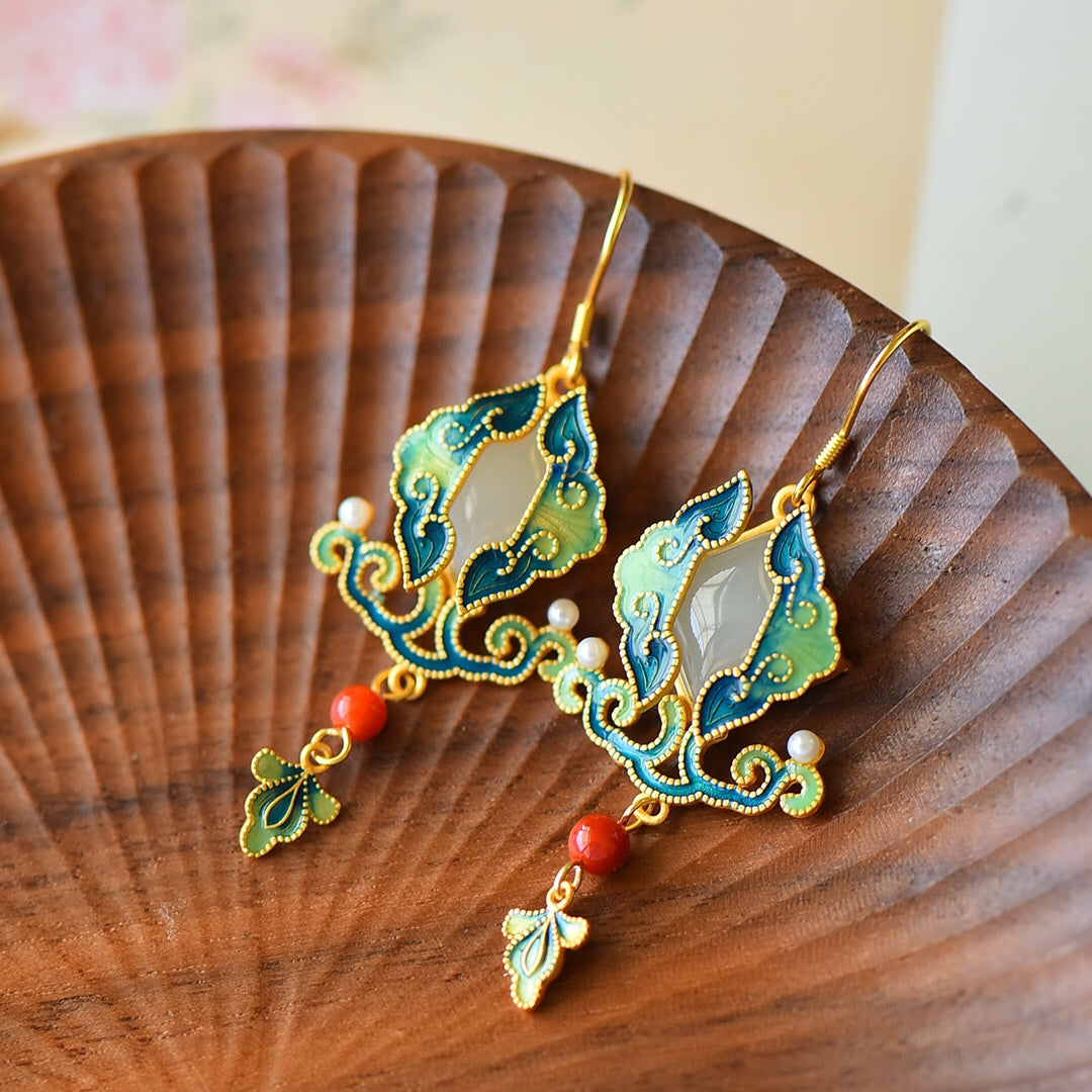 925_Inlaid_Nephrite_Earrings
