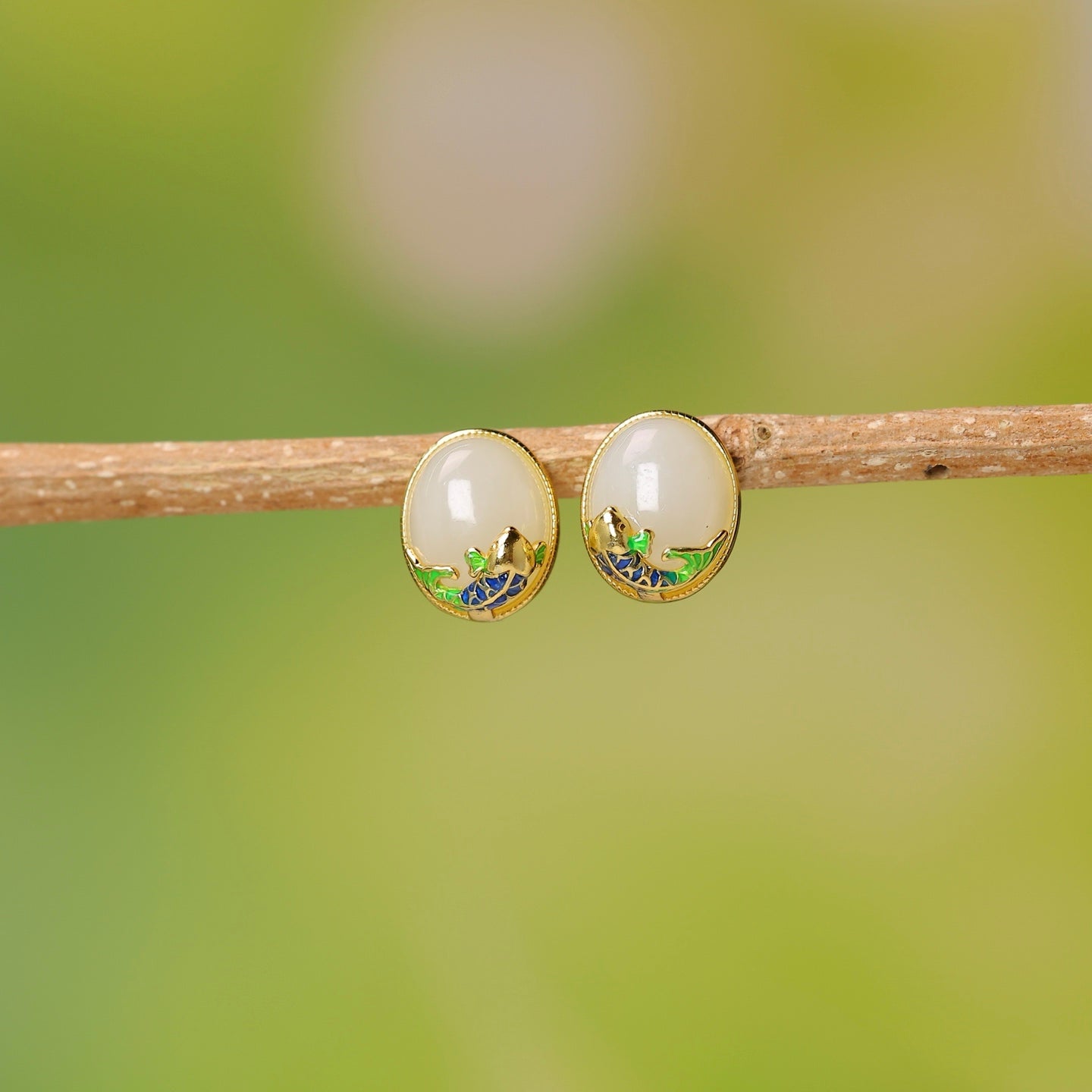 925_Silver_Nephrite_Earrings_Fine_Texture_177