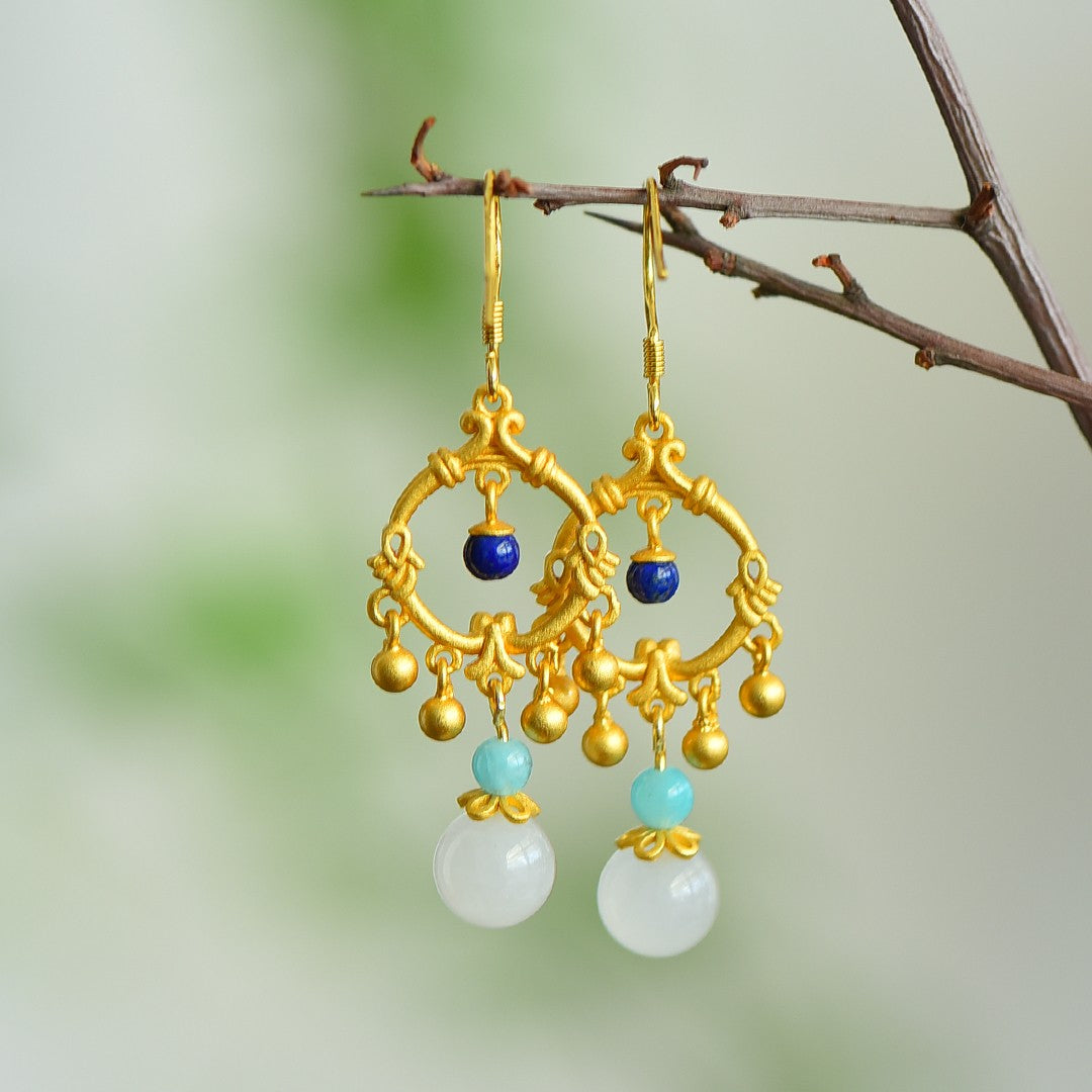 925_Silver_Nephrite_Earrings_Fine_Texture_Simple_196