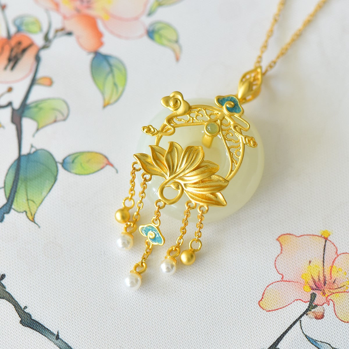 S925_Sterling_Silver_Hetian_Jade_Pendant_Lotus_9