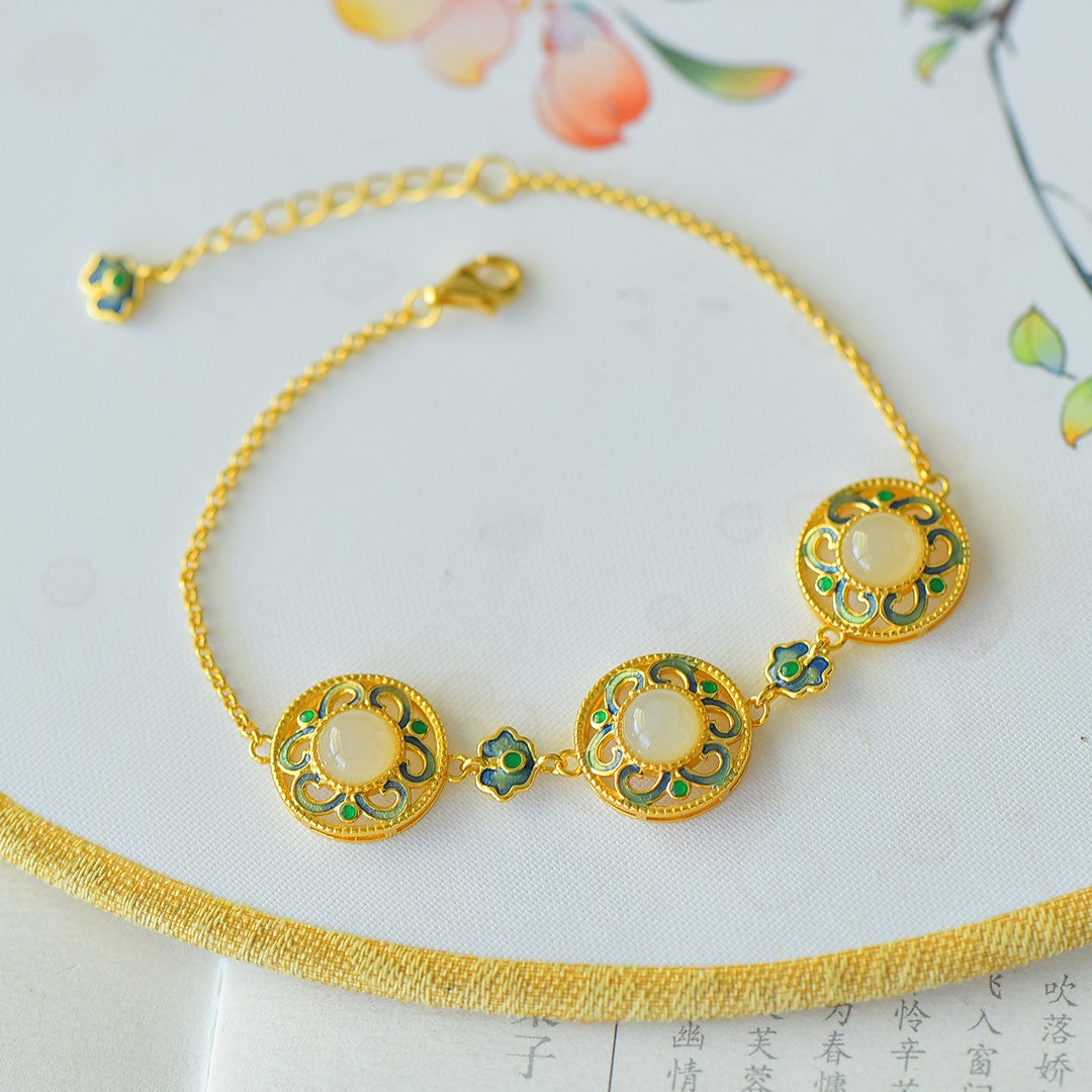 S925 Silver Nephrite Jade Bangle - Bamboo Joint Fine Texture Jewelry