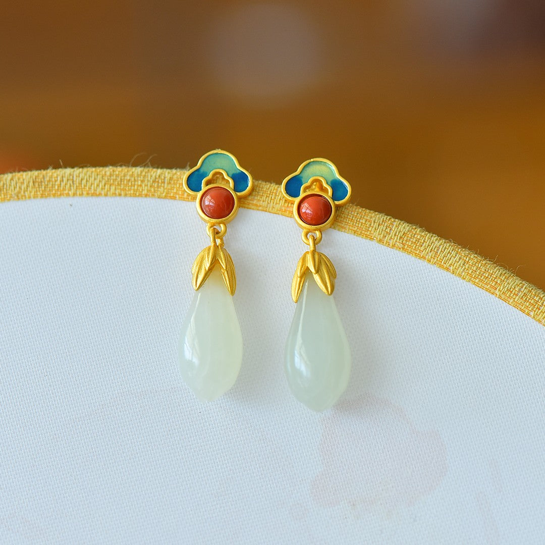 925_Silver_Nephrite_Earrings_Fine_Texture_185