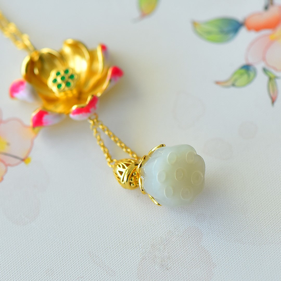 S925_Sterling_Silver_Hetian_Jade_Pendant_Lotus_4
