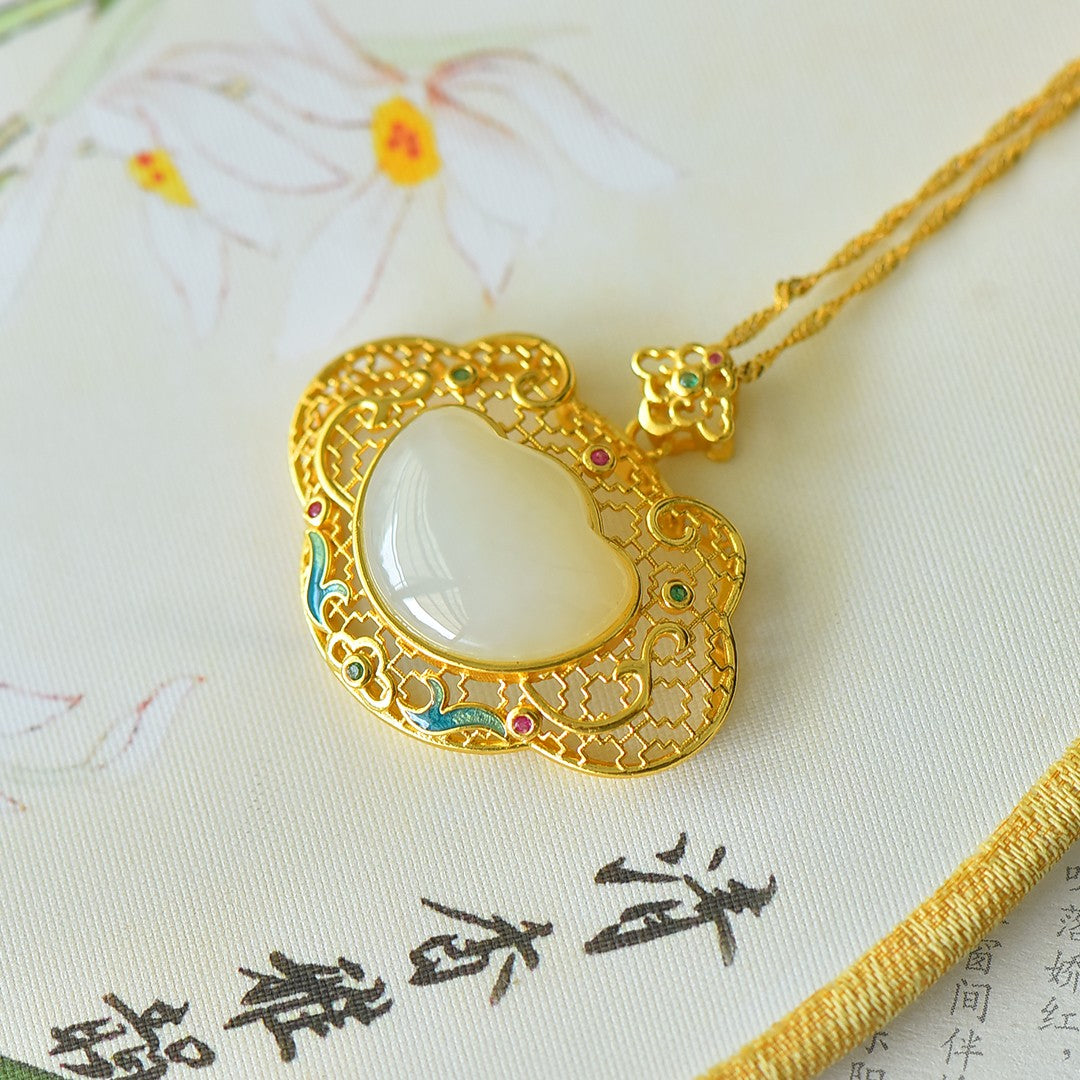 S925_Sterling_Silver_Hetian_Jade_Ruyi_Pendant_1