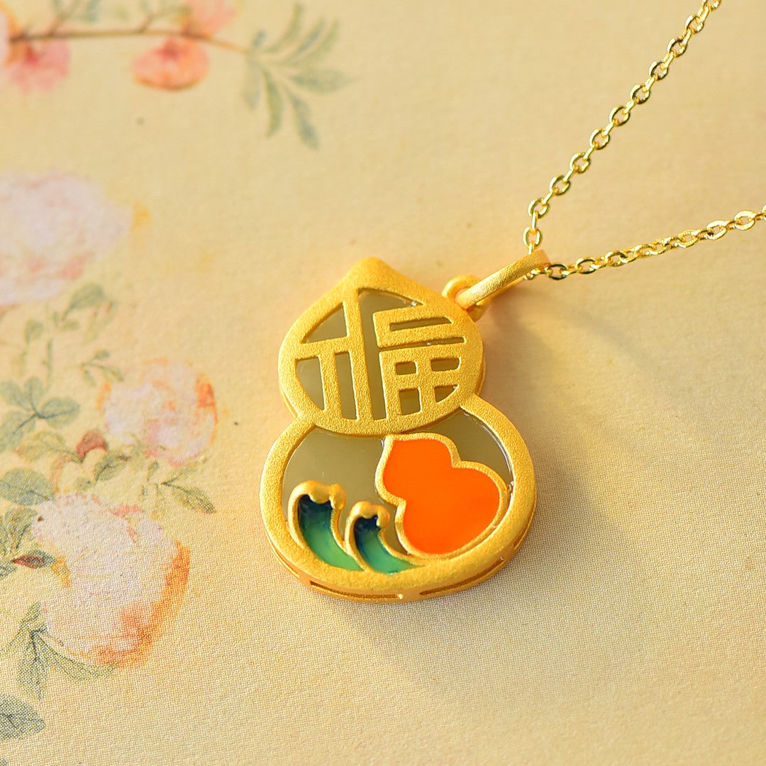 S925_Sterling_Silver_Hetian_Jade_Pendant_Gourd_20