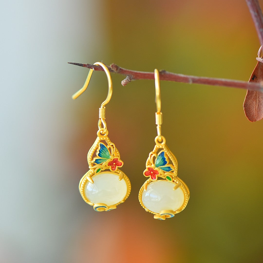 925_Silver_Nephrite_Earrings_Simple_Elegant_183