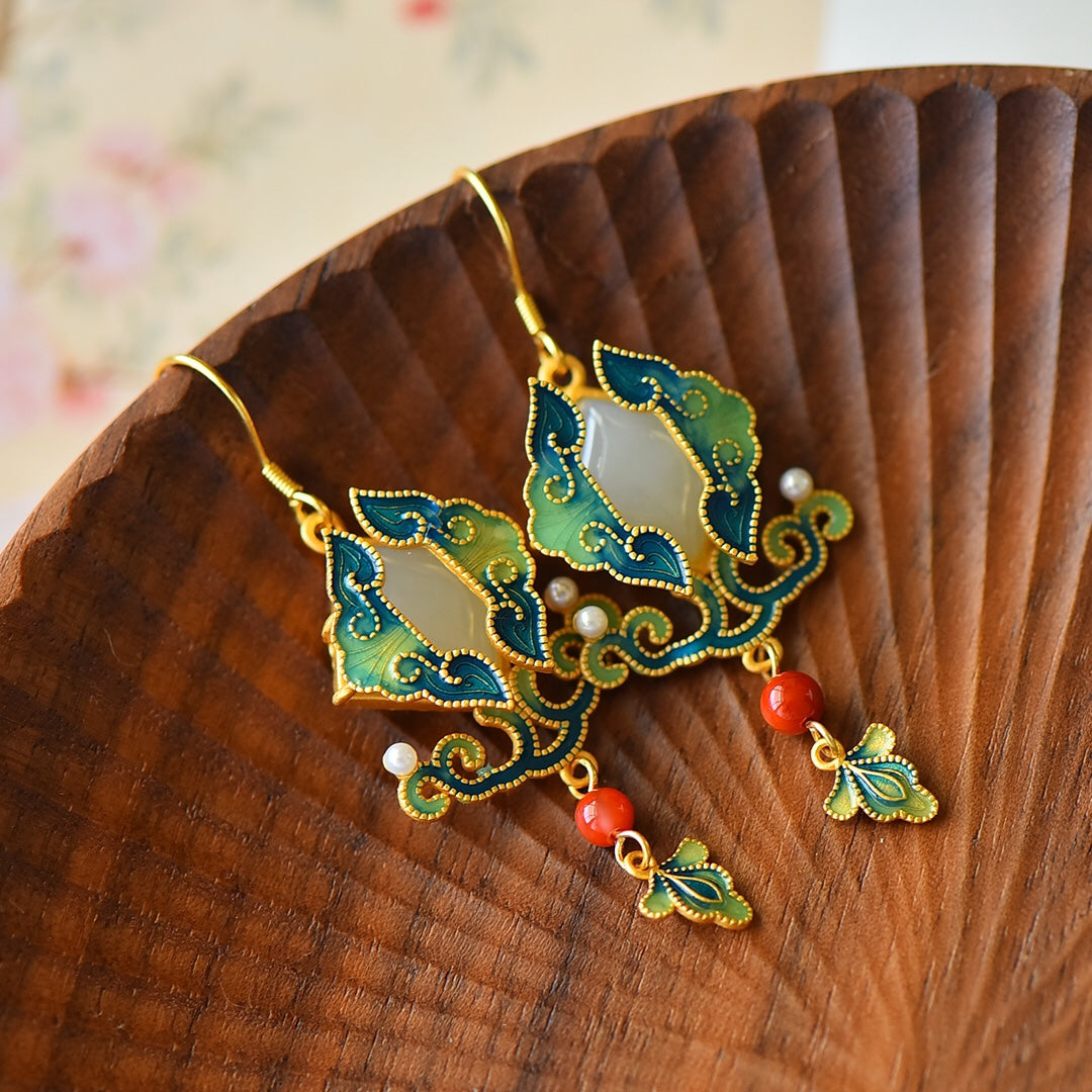 925_Inlaid_Nephrite_Earrings