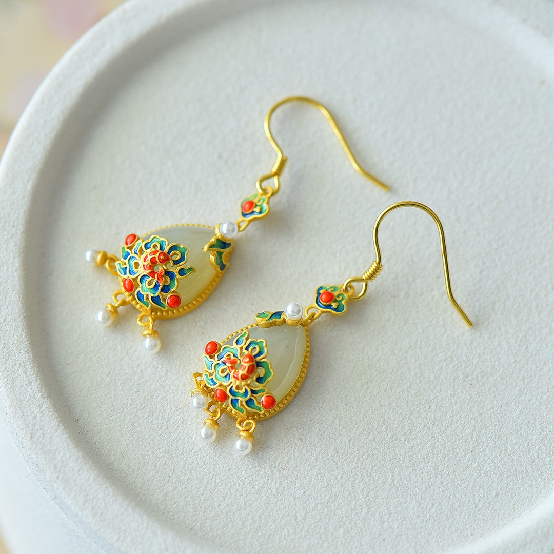 925_Silver_Nephrite_Earrings_With_Certificate_99